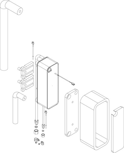 87186467570 Plattenwärmetauscher PHE Buderus Ersatzteil