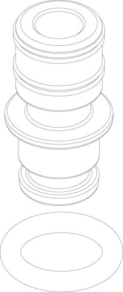87186510150 Gasdüse 15 kW G31 Buderus Ersatzteil