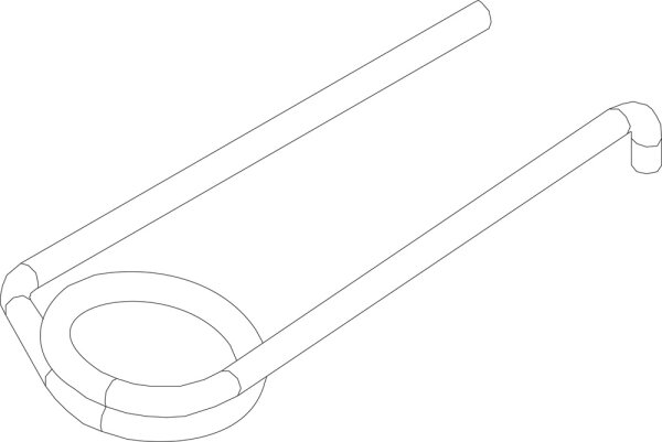87186632290 Federverriegelung 10mm Buderus Ersatzteil