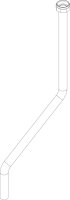 87186660370 Rohr RL oben Buderus Ersatzteil