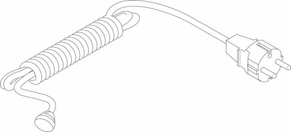 87186661360 Netzkabel Buderus Ersatzteil