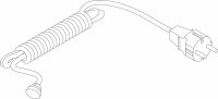 87186661360 Netzkabel Buderus Ersatzteil