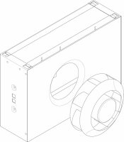 87186664030 Gebläse (links) Buderus Ersatzteil