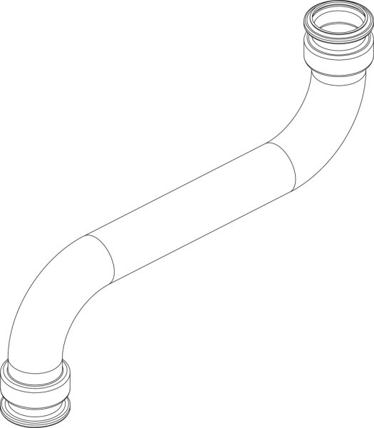87186672180 Rohr Rohrw. VL Buderus Ersatzteil