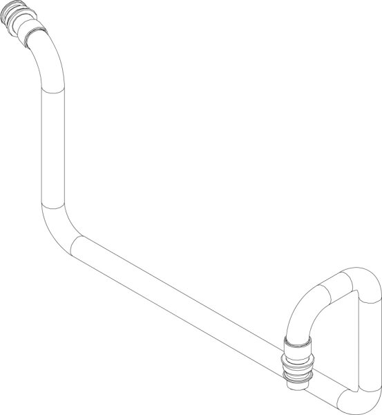 87186676680 Rohr KW Buderus Ersatzteil