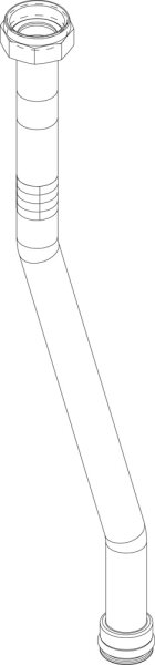 87186686740 Rohr 1 RL oben Buderus Ersatzteil