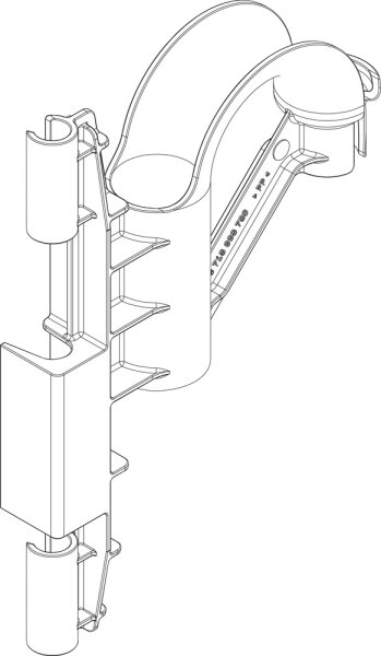 87186687890 Führung und Wellrohr Buderus Ersatzteil