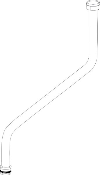 87186692640 Rohr 2 RL oben Buderus Ersatzteil