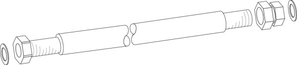 87186694430 Rohr Wellrohr G1 Buderus Ersatzteil