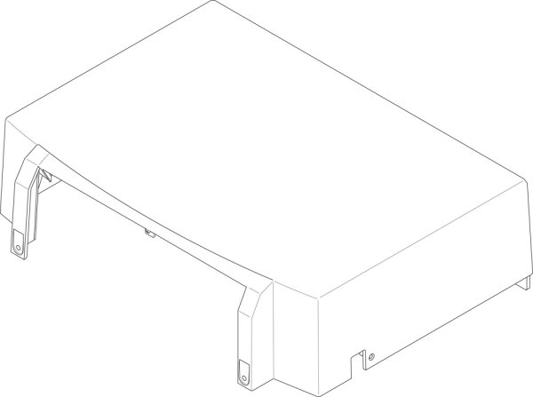 8732900427 Gehäuse Haube weiß everp Buderus Ersatzteil