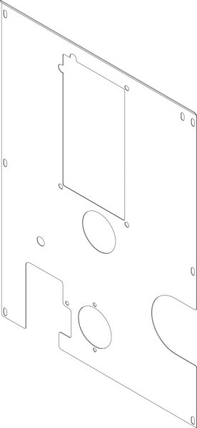 8732919585 Rueckwand Verkleidung everp. Buderus Ersatzteil