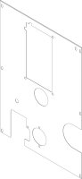 8732919585 Rueckwand Verkleidung everp. Buderus Ersatzteil