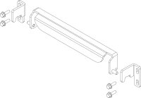 8732920398 Griff Aschekasten mit Halterung everp. Buderus...