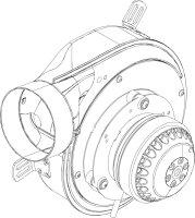 8732920421 Abgasventilator everp. Buderus Ersatzteil
