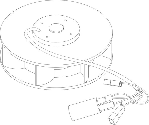 8732920440 Gebläse Raumluft everp. Buderus Ersatzteil