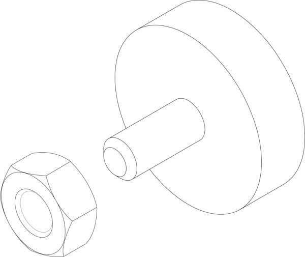 8732920452 Haltemagnete (2x) everp. Buderus Ersatzteil