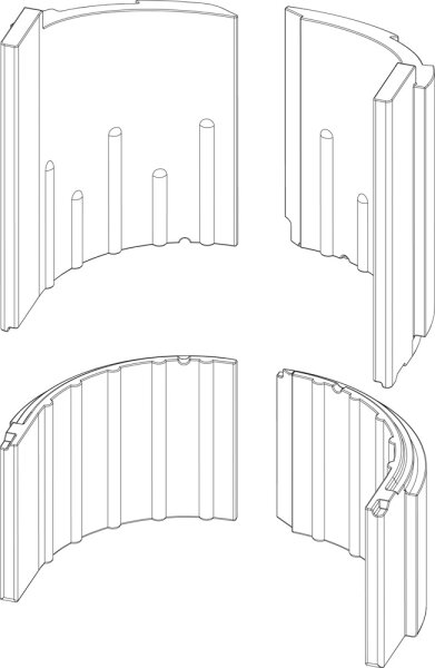8732926162 Brennraumauskleidung kpl. everp. Buderus Ersatzteil