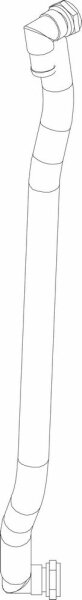 8733703238 Schlauch G1" 810mm Buderus Ersatzteil