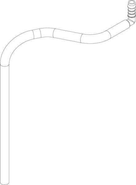 8733703244 Schlauch 14x10 L=1500 Buderus Ersatzteil