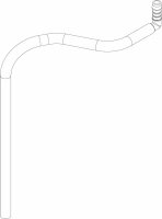 8733703244 Schlauch 14x10 L=1500 Buderus Ersatzteil