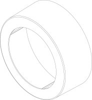 8735100291 Abdeckung Handloch D197/145 Schw. Everp...