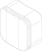 8735100689 Abdeckung KFE Hahn D600/670 everp Buderus...