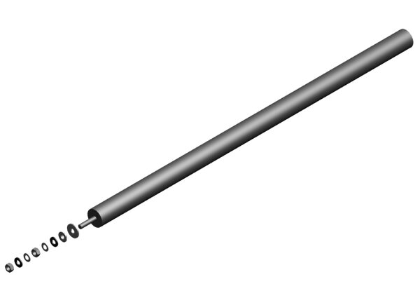 8735100861 Anode M8x700 D=33 Everp Buderus Ersatzteil