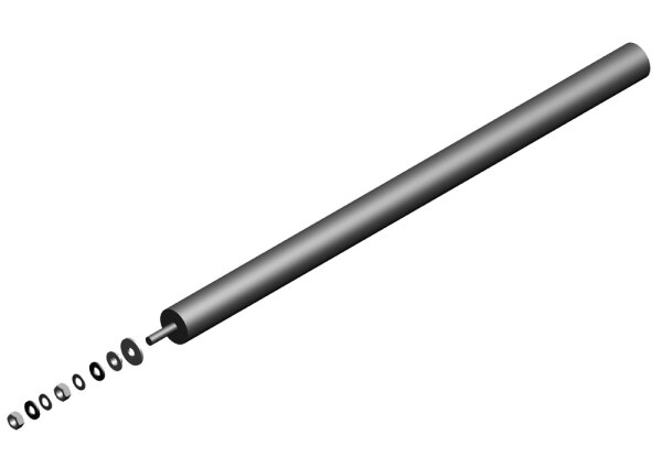 8735100891 Anode M8x550 D=33 Everp Buderus Ersatzteil