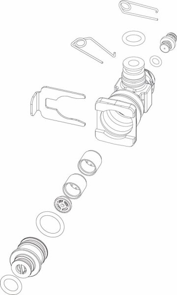 87376009640 Anschlussgruppe Buderus Ersatzteil