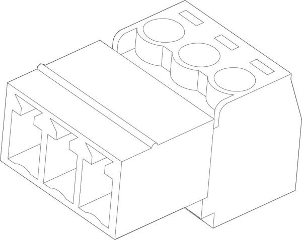8737716734 Stecker PWM 3 pol Buderus Ersatzteil