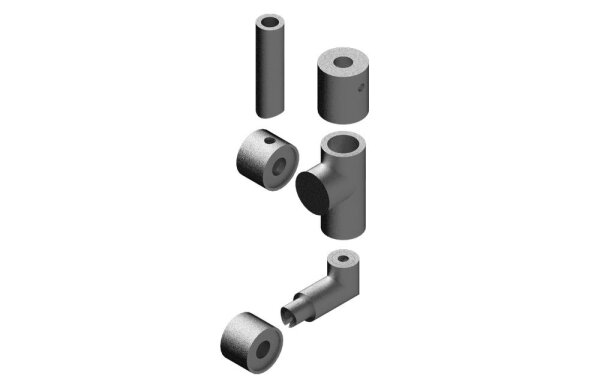 8738124281 Insulation RL+VL set WW45 Buderus Ersatzteil