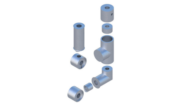 8738124282 Insulation RL+VL set WW80 SP Buderus Ersatzteil