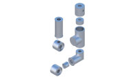 8738124282 Insulation RL+VL set WW80 SP Buderus Ersatzteil