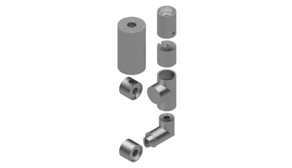 8738124283 Insulation RL+VL set WW120 Buderus Ersatzteil