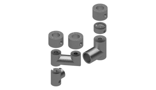 8738124293 Isolierung SRL+VP set WW120 Buderus Ersatzteil