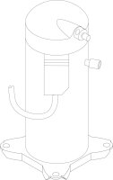 87382000570 Kompressor AEH-52 3ph Buderus Ersatzteil