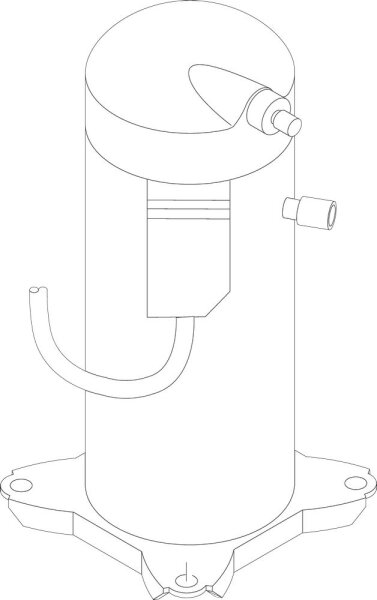 87382000580 Kompressor AEH-60 3ph Buderus Ersatzteil