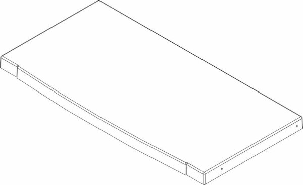 8738206051 Abdeckblech oben Buderus Ersatzteil