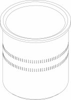 8738206158 Hülse 28mm Buderus Ersatzteil