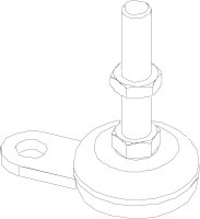 8738206776 Stellfuß M12x60 Buderus Ersatzteil
