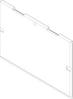 8738206982 Vorderwand EPP > 10 kW Buderus Ersatzteil