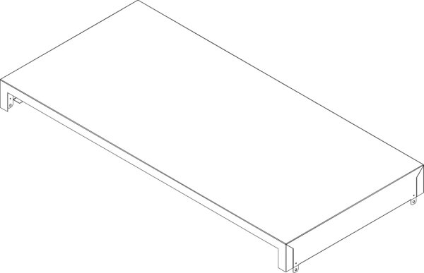 8738209107 Abdeckung oben Buderus Ersatzteil
