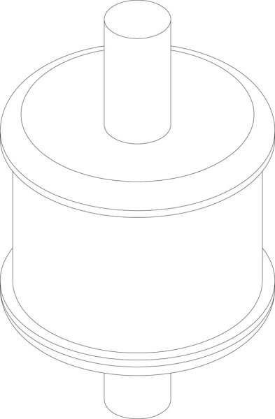 8738209111 Schwingungsdämpfer (4x) Buderus Ersatzteil