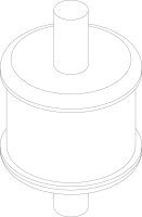 8738209111 Schwingungsdämpfer (4x) Buderus Ersatzteil