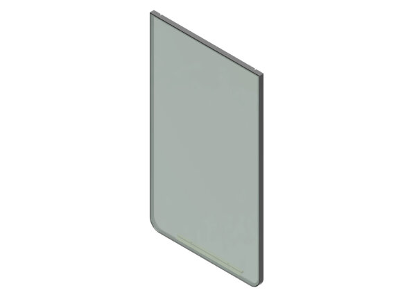 8738209427 Vorderwand Bo unten weiss (Glas) Buderus Ersatzteil