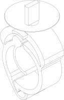 8738211418 Klammer (2x) everp Buderus Ersatzteil
