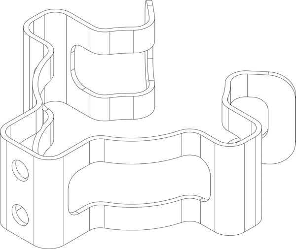 8738211454 Klammer (2x) Buderus Ersatzteil