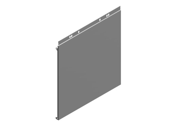 8738211604 Seitenteil unten silber Buderus Ersatzteil