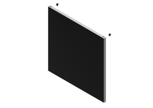 8738211606 Vorderwand Glas unten schwarz Buderus Ersatzteil