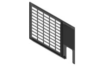 8738214814 Rückwand schwarz Buderus Ersatzteil
